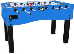 Garlando Csocsó asztal, Sardi Hermes kék, nem átforduló kapussal, normál rudazattal, 5-ös méret