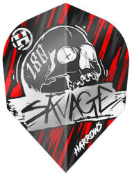 Winmau Dart toll Harrows Savage piros-ezüst