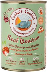 Cookas' Cookies Cooka's Real Venison szarvasos nedvestáp 400g