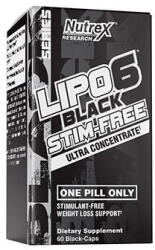 Nutrex LIPO-6 BLACK STIM-FREE ULTRA CONCENTRATE (60 KAPSZULA)