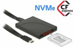Delock USB Type-C kártyaolvasó CFexpress memóriakártyákhoz (91749)