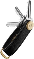 Orbitkey Key Organizer Saffiano - Liquorice Black