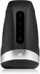 Satisfyer Men Heat vibration maszturbátor vibráló Black 14 cm