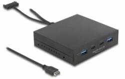 Delock 3, 5 hüvelykes USB 3.2 Gen 2 előlap 2 x USB Type-C + 2 x USB Type-A (64057) (64057)
