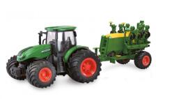 AMEWI RC traktor vetőgéppel, fényhatások, 2, 4 GHz