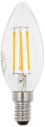 VITO Led Filament Bulb Ledisone-2-Clear C35 E14 6W 660lm Dimmable 2700K (Warm White) 1518340 VITO (1416)