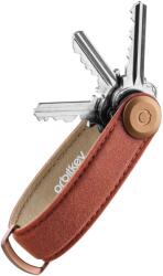 Orbitkey Key Organiser 2.0 Waxed Canvas - Brick Red