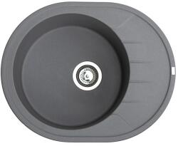 Metalac Venera M Metalac 372991 Gránit Mosogatótálca - Extra mély, Csepegtetőtálcás, Design, Grafit (372991) - rent-xgranit