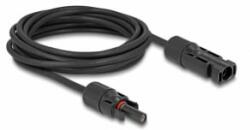 DeLock DL4 Solar kábel 6 mm2 apa - anya 5 m fekete (88212) - aqua