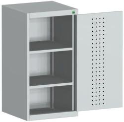 bott Műhelyszekrény Bott Cubio, 100 x 52, 5 x 52, 5 cm, perforált ajtó, szürke-szürke