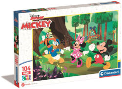 Clementoni SuperColor - Mickey és barátai maxi puzzle 104 db-os (23772)
