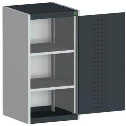 bott Műhelyszekrény Bott Cubio, 100 x 52, 5 x 52, 5 cm, perforált ajtó, szürke-antracit