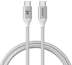 ORICO кабел Cable USB C-to-C PD 100W Charging 1.0m White - CDX-100CC-WH (CDX-100CC-WH-BP) - Allstore