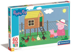 Clementoni Peppa malac - Chicken Coop maxi puzzle 60 db-os (26590)