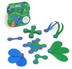 Clixo Itsy Green & Blue - kit magnetic 18 piese (8-ITSY-BG18) Jucarii de constructii magnetice