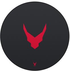 VARR Gaming Padlószőnyeg, kerek, gamer, fekete - VGFMB01 (VGFMB01)
