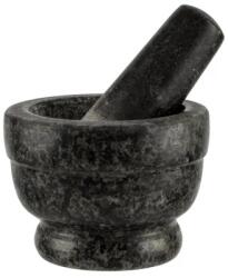 Perfect Home Mojar din granit cu margine și pistil, 9, 5×7, 2 cm