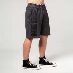 NEBBIA Washed Shorts NO BS Black - NEBBIA L