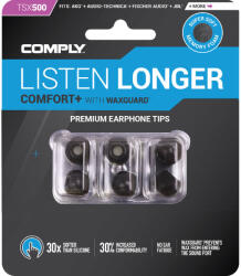 Comply COMFORT PLUS TSX-500 memóriahab fülilleszték - L (COM-Tsx500BkL3pr)