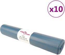 vidaXL szemeteszsákok 100 db kék 120 L (155346)