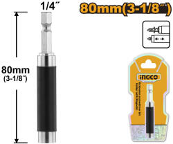 INGCO Bithegy-tartó 80 mm 1/4" mágneses (ABH30801)