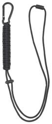 MILTEC paracord karabínerrel, fekete