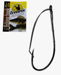 Frenetic horog FS609 black nikkel bokorugró akadásmentes horog 1/0 (BP-FS6091-0)