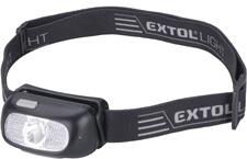 Extol LED fejlámpa, 5 W, CREE XPG, 130 Lumen; 40m hatótávolság, tölthető akkuval, 6 funkció, cseppálló: IPX5 (43181)