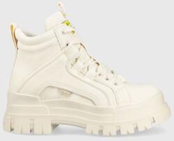 Buffalo cipő Aspha NC Mid Laceup bézs, női, platformos - bézs Női 40