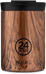 24Bottles 350ml dupla falú termosz bögre Sequoia Wood (24b427)