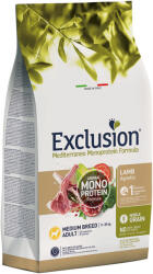 Exclusion Monoprotein Adult Lamb Medium száraztáp kutyának 3kg - vetpluspatika