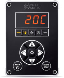Wellmatic Sa-led-bfi 1.3 Bio-finn-infra Szauna Vezérlő Led Kijelzővel