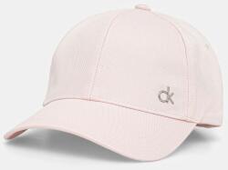 Calvin Klein pamut baseball sapka fehér, nyomott mintás, K60K613102 - rózsaszín Univerzális méret