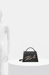 KARL LAGERFELD чанта crossbody дамска от кожа K/SIGNATURE (A1W30036) - answear - 684,34 лв
