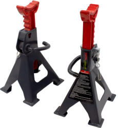 KROFtools Tartóbak pár 3 t, biztosító csapos, 290-430 mm állítható magassággal (K-4753) (K-4753)
