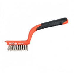 YATO Drótkefe 180 mm 5 soros Inox (YT-6340) (YT-6340) - szerszamax