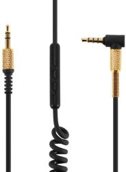PadForce Cablu audio PadForce cu microfon pentru casti Marshall Major IV, Major III, Major II, Major I, Marshall Monitor, Jack 3.5mm, Spiralat - 1.20 - 3m