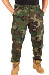 TifanTEX Pantaloni BDU Woodland Ripstop (Pantaloni camuflaj de înaltă) (2409E5)