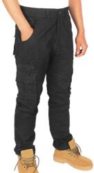TifanTEX Pantaloni negri pentru bărbați, Gold Champion (Pantaloni) (2449E5)