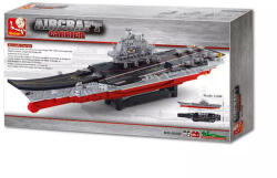Sluban Model Bricks - Repülőgéphordozó hadihajó építőjáték készlet (M38-B0388)