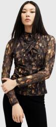 AllSaints felső TIA MESH TOP fekete, női, mintás, W126JB - fekete 40