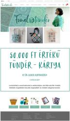 Fonaltündér Tündér-kártya - Ajándék utalvány - 50.000 Ft értékben