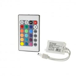  LUNA-9 LED RF mini RGBdimmer, távirányítóval, csatlakozóval, fehér DC12V/72, DC24V/144W (OPTO6303)