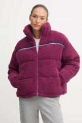 Billabong rövid kabát Sherpa Puffer női, lila, téli, EBJJK00141 - lila M