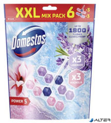 Domestos WC frissítő blokk, 6 db-os, DOMESTOS "Power 5", mangó és levendula (64403033) - alter