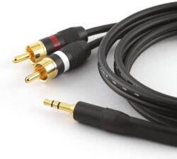 KáCsa Audió Cablu Jack 3.5mm - RCA KaCsa Audio KCE-65-JR (3m) (KCE-65-3JR)