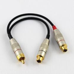 KáCsa Audió Cablu Adaptor RCA KaCsa Audio KCO-RCA-YM (KCO-RCA-YM)