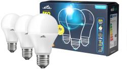 ETA Set 3 becuri economice LED ETA EKO Classic, 11W (75W), E27, lumina calda (ETAA60W11WW3P)