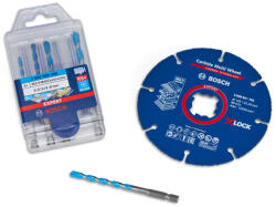 Bosch Set burghie universale BOSCH EXPERT 5 bucăți + disc de tăiere multifuncțional 125 mm X-LOCK (061599765R)