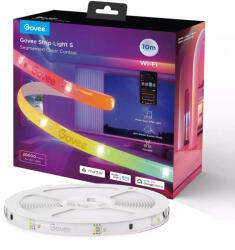 Govee Inteligent Bandă LED Wi-Fi RGB Lumină 10m cu Sursă de alimentare H612C (H612C)
